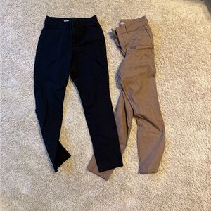 Black and Brown Pants Set